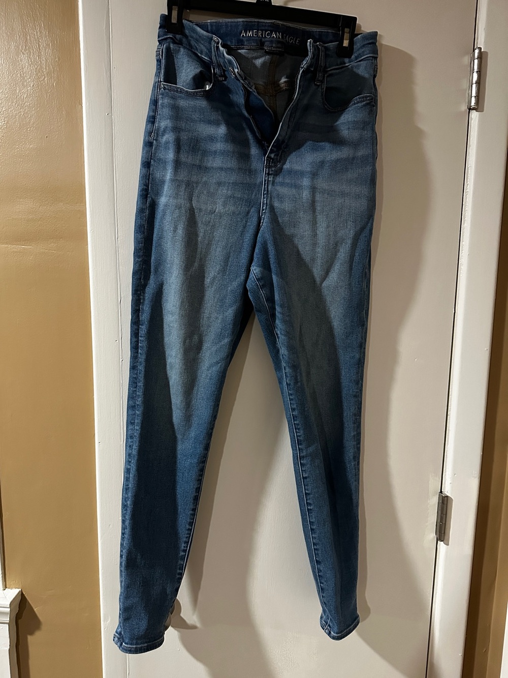 American Eagle Outfitters Women's Dark Blue Skinny Jeans
